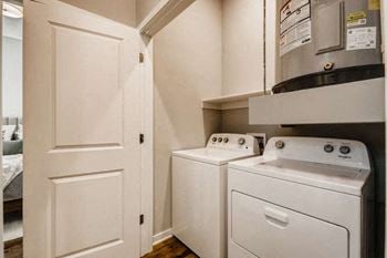 In home stacked washer/dryer